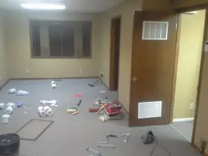 lobby remodel before