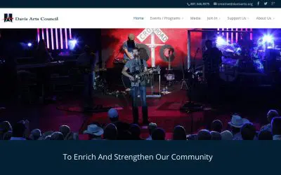 New Davis Arts Council Website Launched