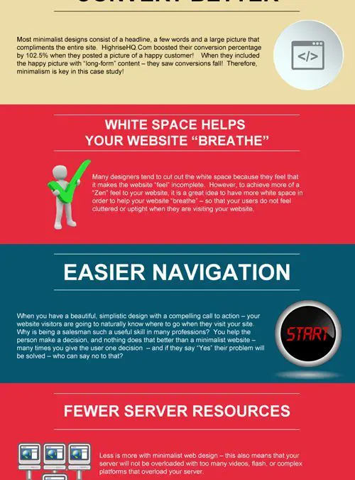 How to Make Your Website More Effective with Less on it [Infographic]
