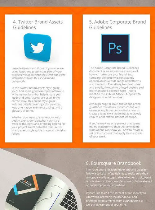Different Web Design Style Guides [infographic]