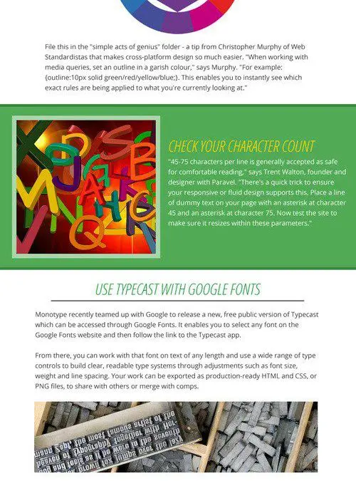 Web Design Tips for a Professional Site [infographic]
