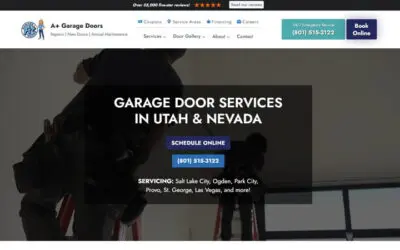 Best Garage Door Repair Company Website Design in Layton 2026