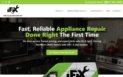 Best Appliance Repair Company Website Design in Ogden 2026