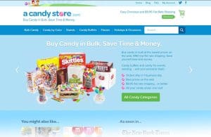 A Candy Store website