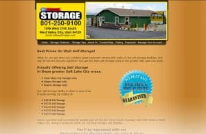 First Choice Storage site SEO