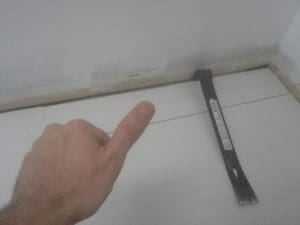 Office Remodeling Update last laminate floor piece