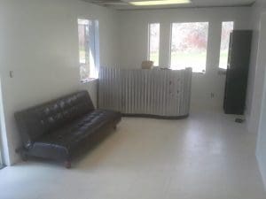 Office Remodeling Update lobby remodel after