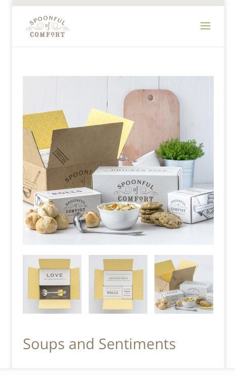 Product page design after - mobile friendly