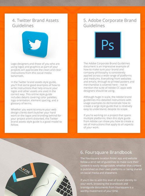 Different Web Design Style Guides [infographic]