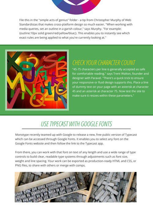 Web Design Tips for a Professional Site [infographic]