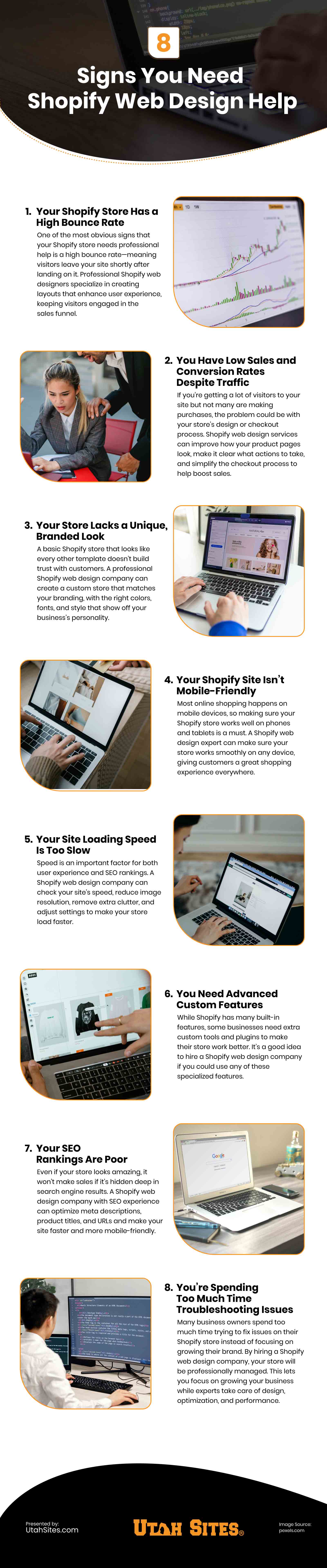 8 Signs You Need Shopify Web Design Help Infographic 8 Signs You Need Shopify Web Design Help Infographic