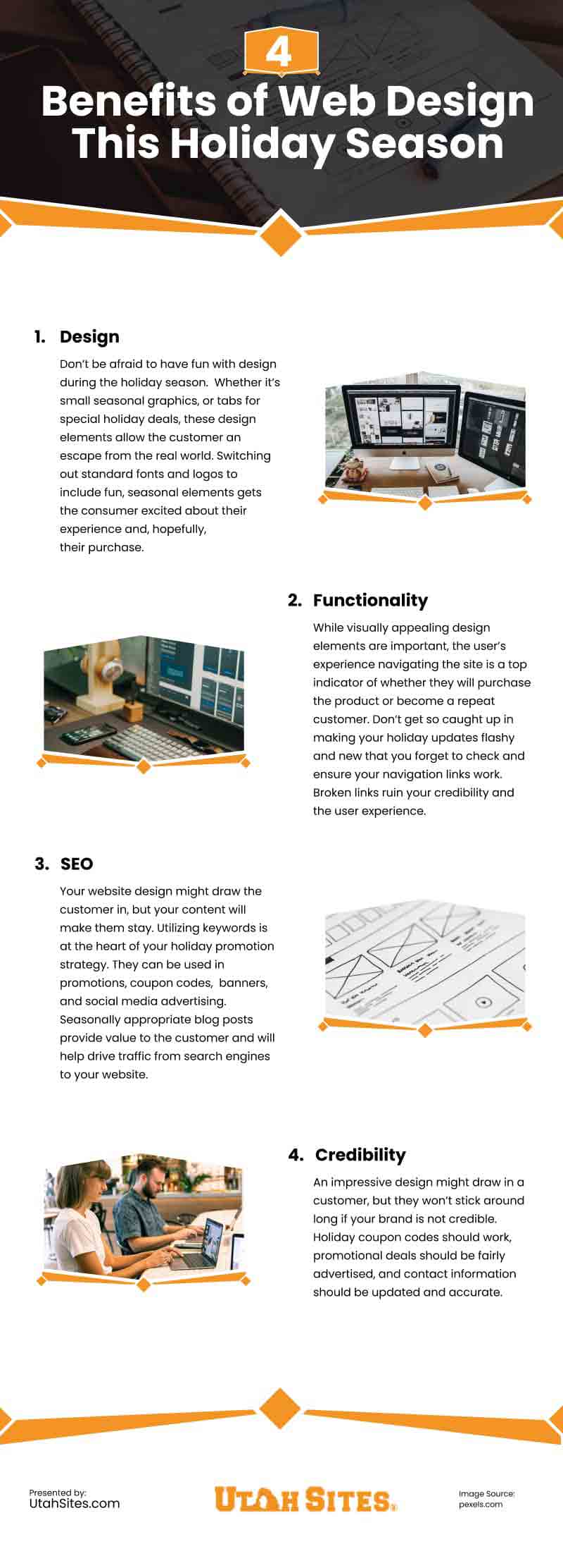 4 Benefits of Web Design This Holiday Season Infographic
