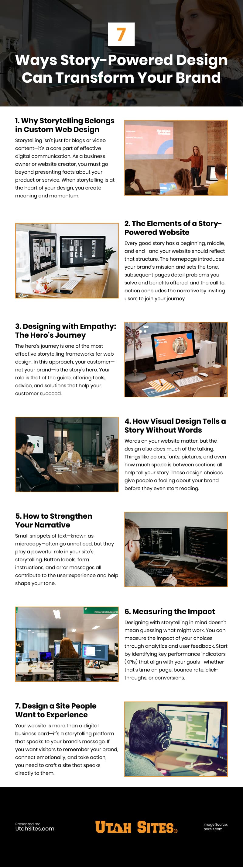 7 Ways Story-Powered Design Can Transform Your Brand Infographic
