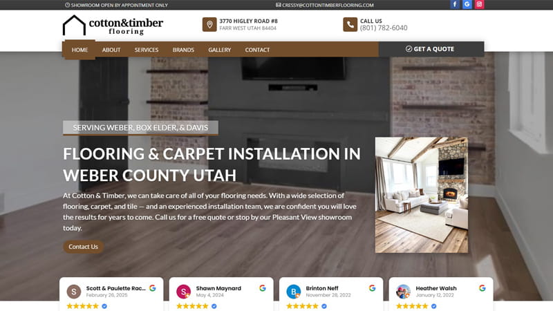Best Flooring Company Website Design Pleasant View 2026 Best Flooring Company Website Design Pleasant View 2026