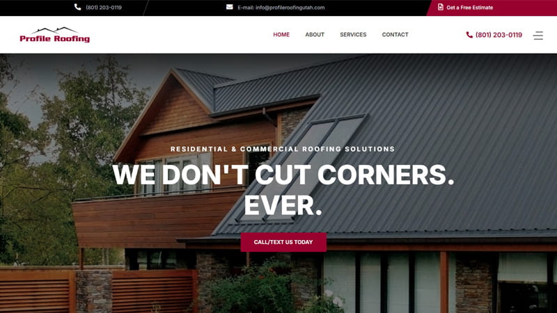 Best Roofing Company Website Design in Layton 2026