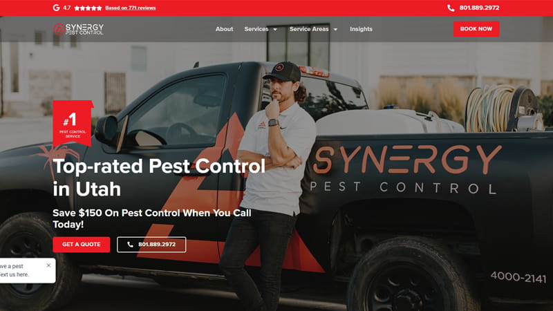 Best Pest Control Company Website Design in Davis County 2026