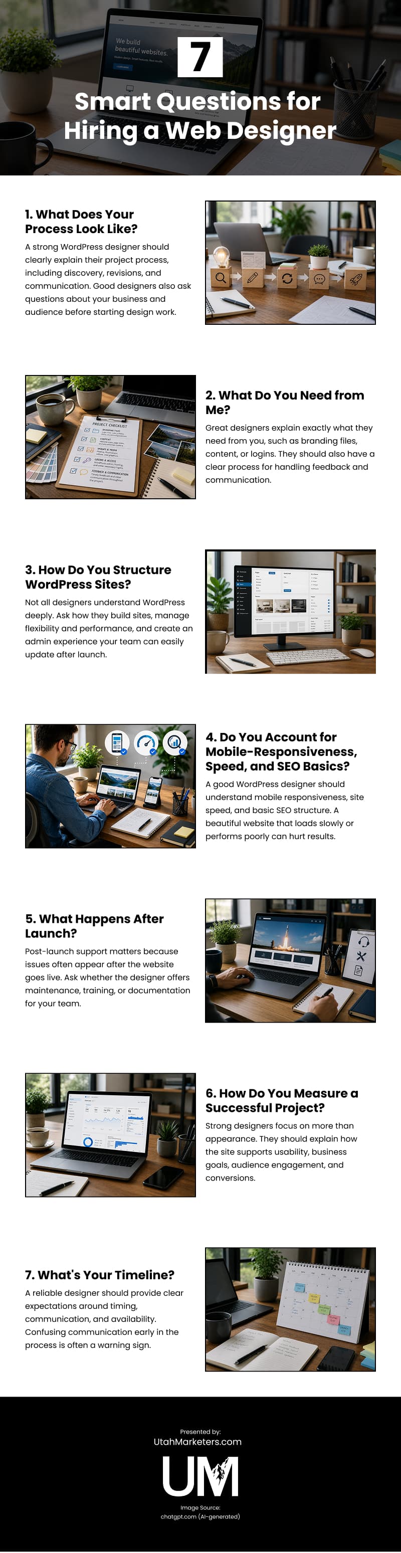 7 Smart Questions for Hiring a Web Designer Infographic 7 Smart Questions for Hiring a Web Designer Infographic